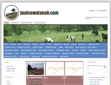 Tablet Screenshot of jualsewatanah.com